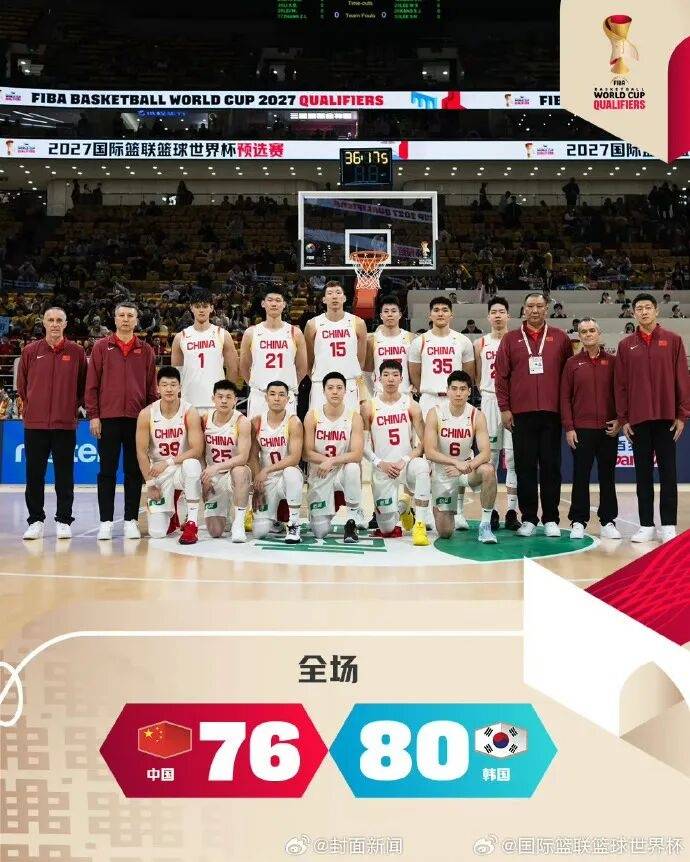 皇冠信用网会员注册网址_中国男篮主场76-80不敌韩国男篮皇冠信用网会员注册网址，郭士强回应首战失利