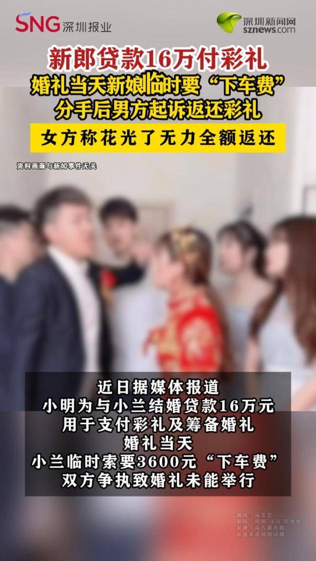 皇冠信用网会员如何申请_新郎贷款16万付彩礼皇冠信用网会员如何申请,婚礼当天被新娘临时要下车费致婚礼取消